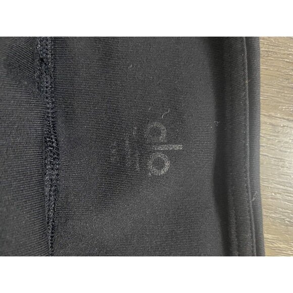 ALO Black Compression Leggings Size S 2256 - Picture 4 of 6